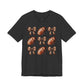 Football & Bows Tee — Cute Game Day Shirt for Fans & Moms
