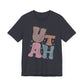 Utah State Tee Unisex Jersey Short Sleeve Tee