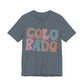Colorado State Tee Unisex Jersey Short Sleeve Tee