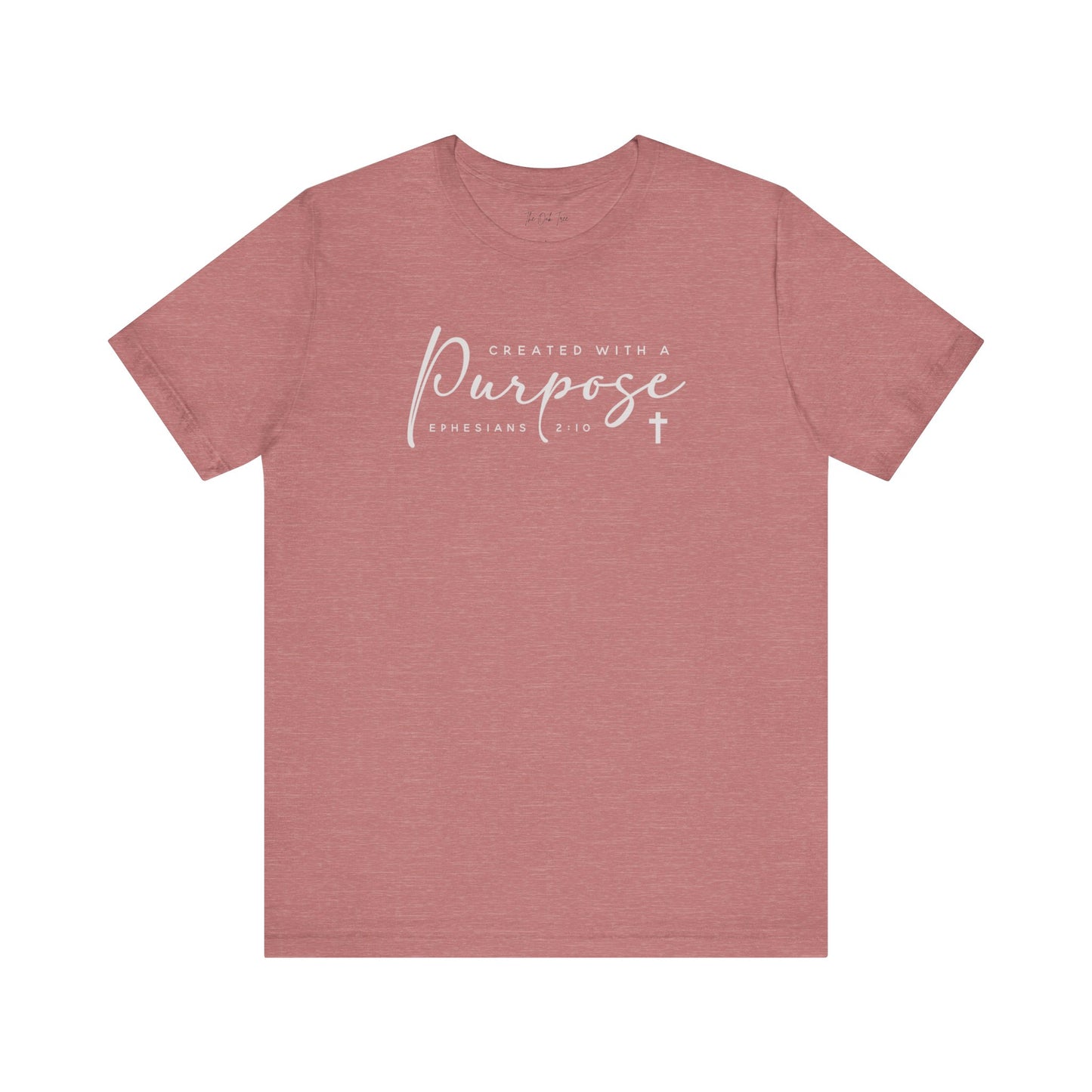 Created With a Purpose Unisex Jersey Short Sleeve Tee