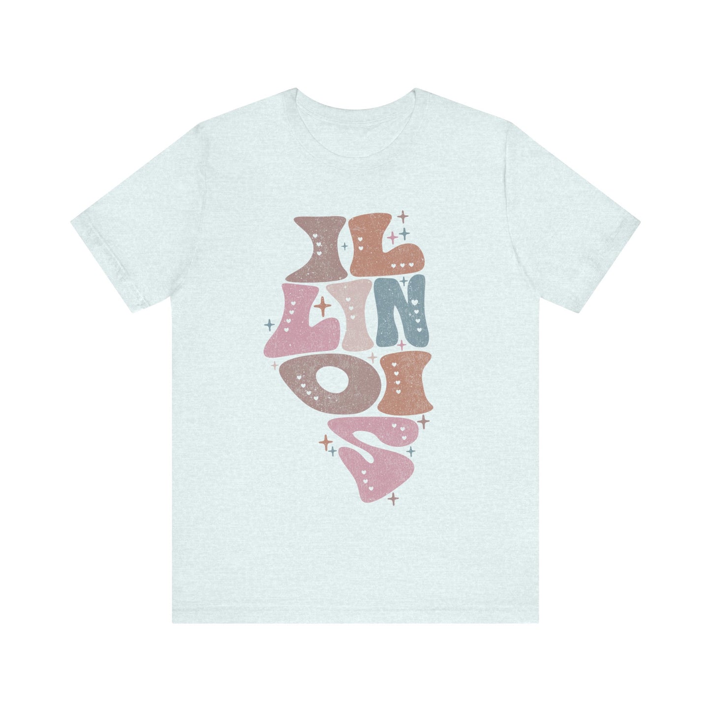 Illinois State Tee Unisex Jersey Short Sleeve Tee