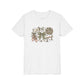 Ballet Floral Youth Tee — Pink Ballet Slippers & Bow Dance Shirt