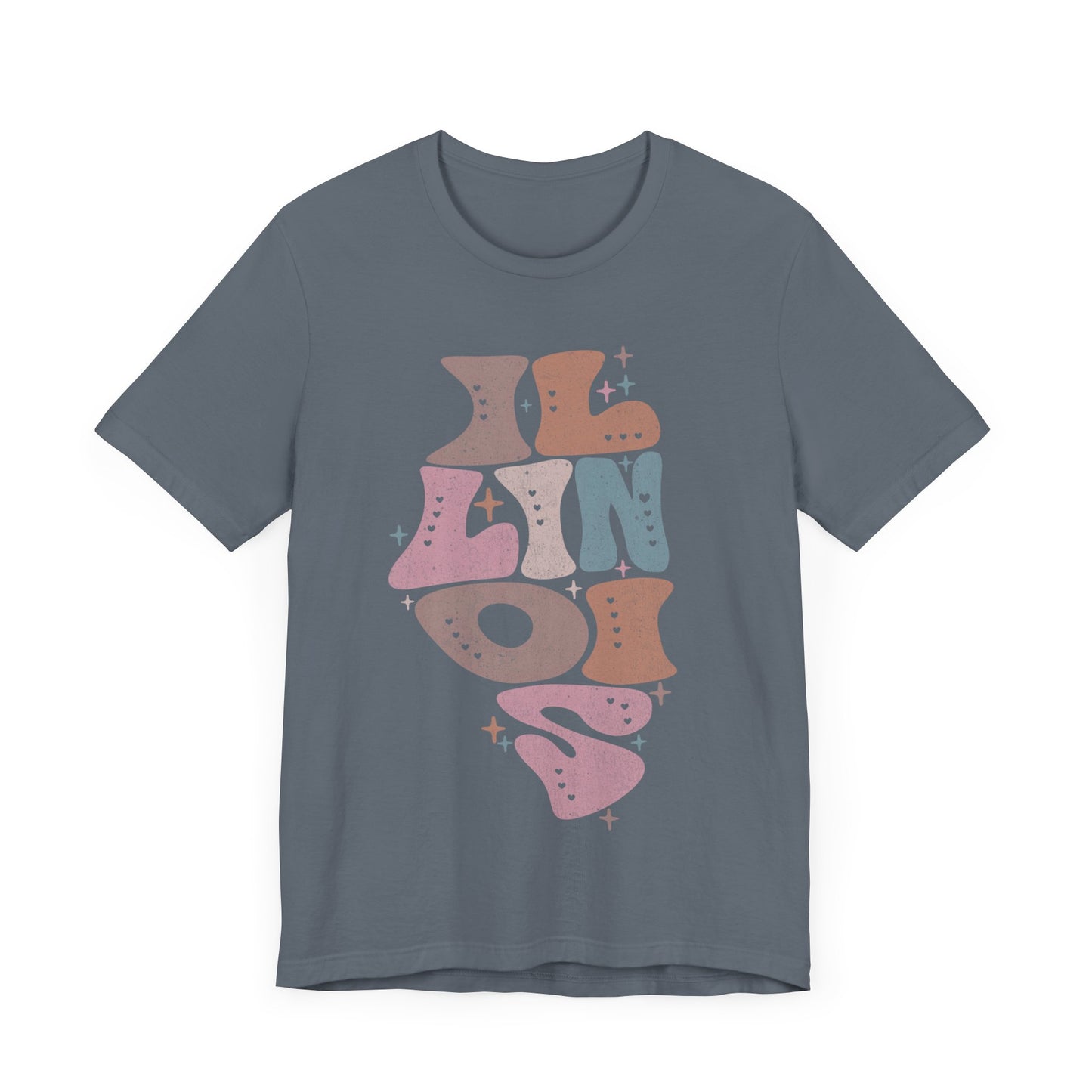 Illinois State Tee Unisex Jersey Short Sleeve Tee