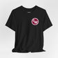 CW Circle Logo T‑Shirt – Maroon Chest Emblem Tee
