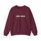 Embroidered Girl Mom Crewneck Sweatshirt-- Mom life pullover