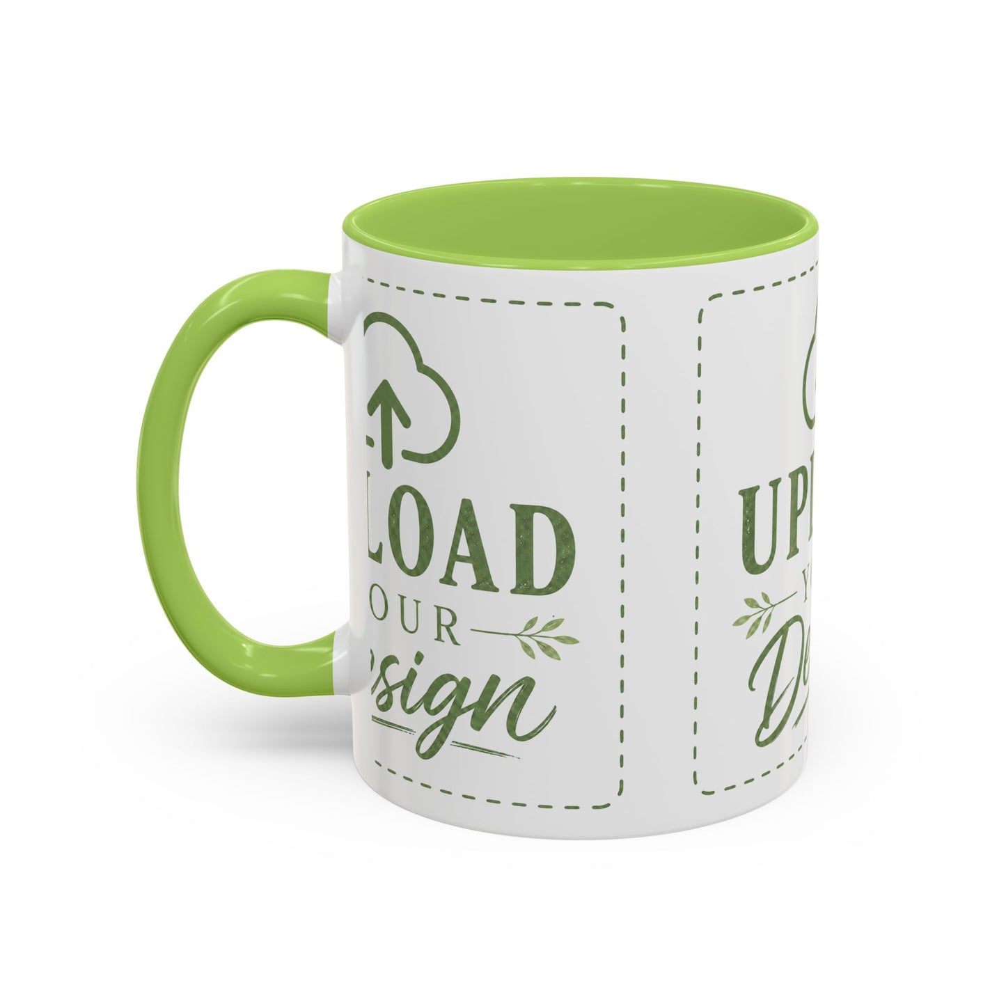 Custom Accent Coffee Mug – Custom Upload Design Ceramic Mug (11oz & 15oz)