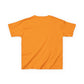 Kids Football & Bows T‑Shirt — Cute Gridiron Pattern for Girls, Youth Game Day Tee