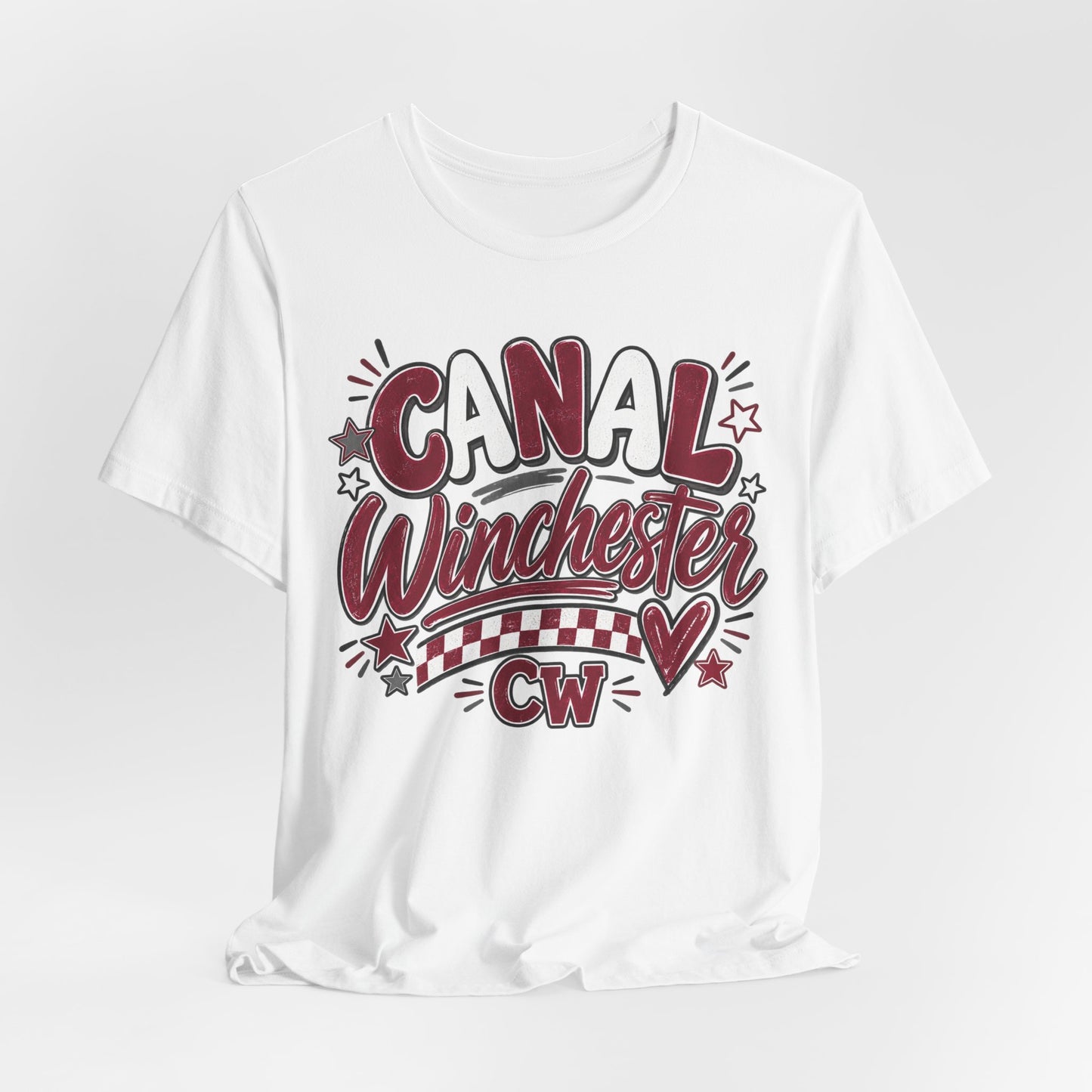 Canal Winchester Graphic Tee — Retro Town Pride CW T‑Shirt