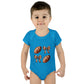 Baby Bodysuit — Football & Bow Pattern Infant Onesie (Cute Game Day Outfit)