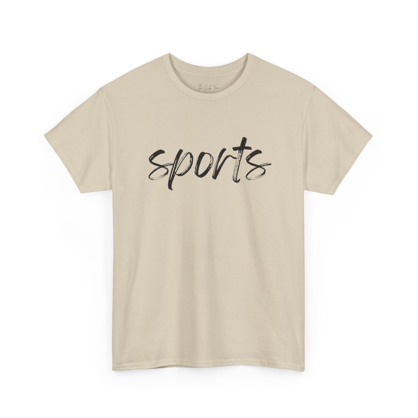 Sports- Black Text Tee