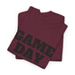 Game Day- Black Text Tee