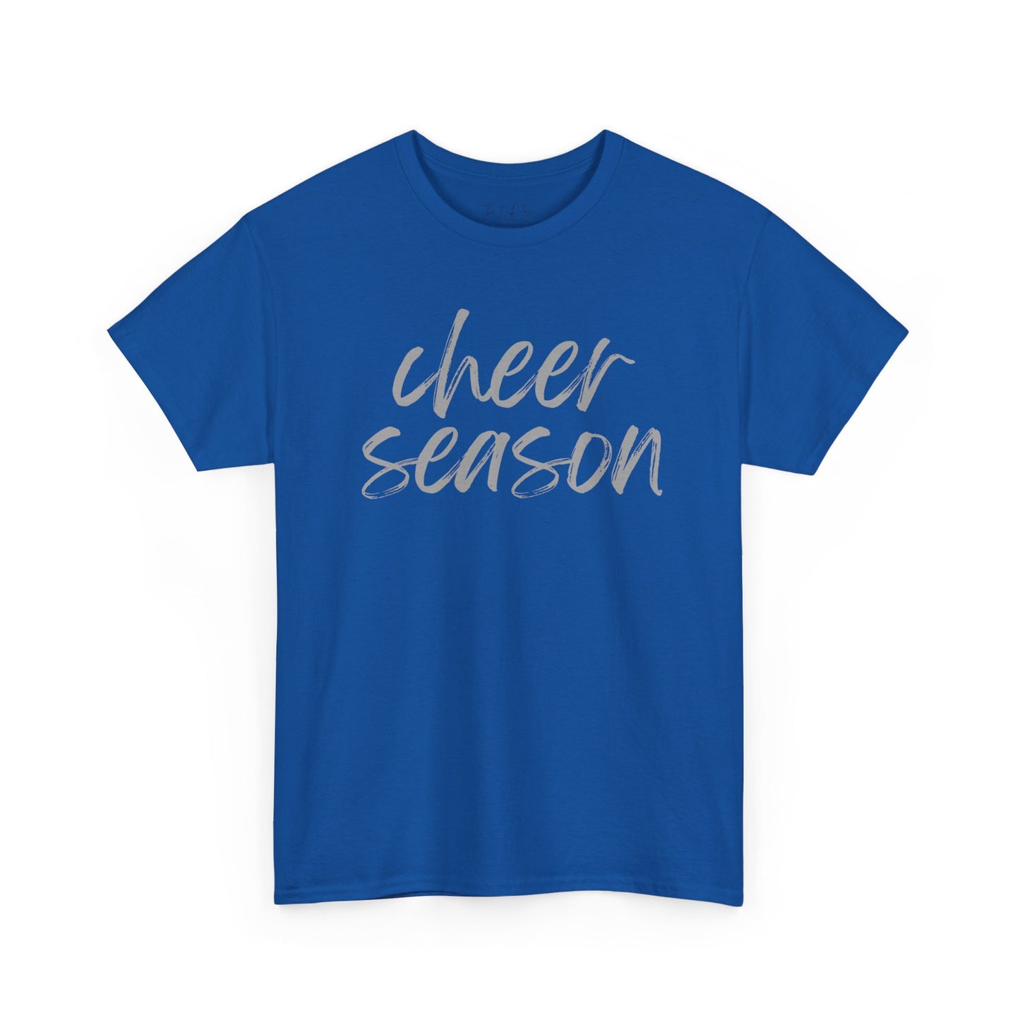 Cheer Season- Grey Text Tee