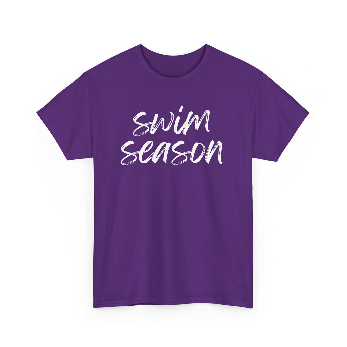 Swim Season- White Text Tee