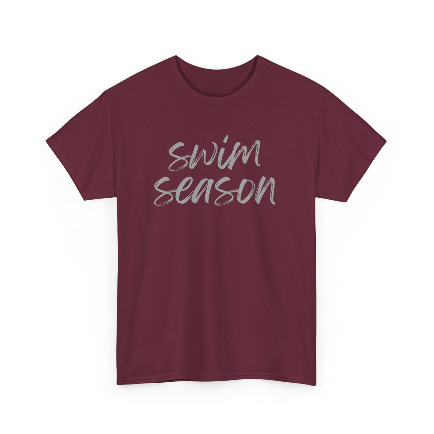 Swim Season- Grey Text Tee