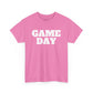Game Day- White Text Tee