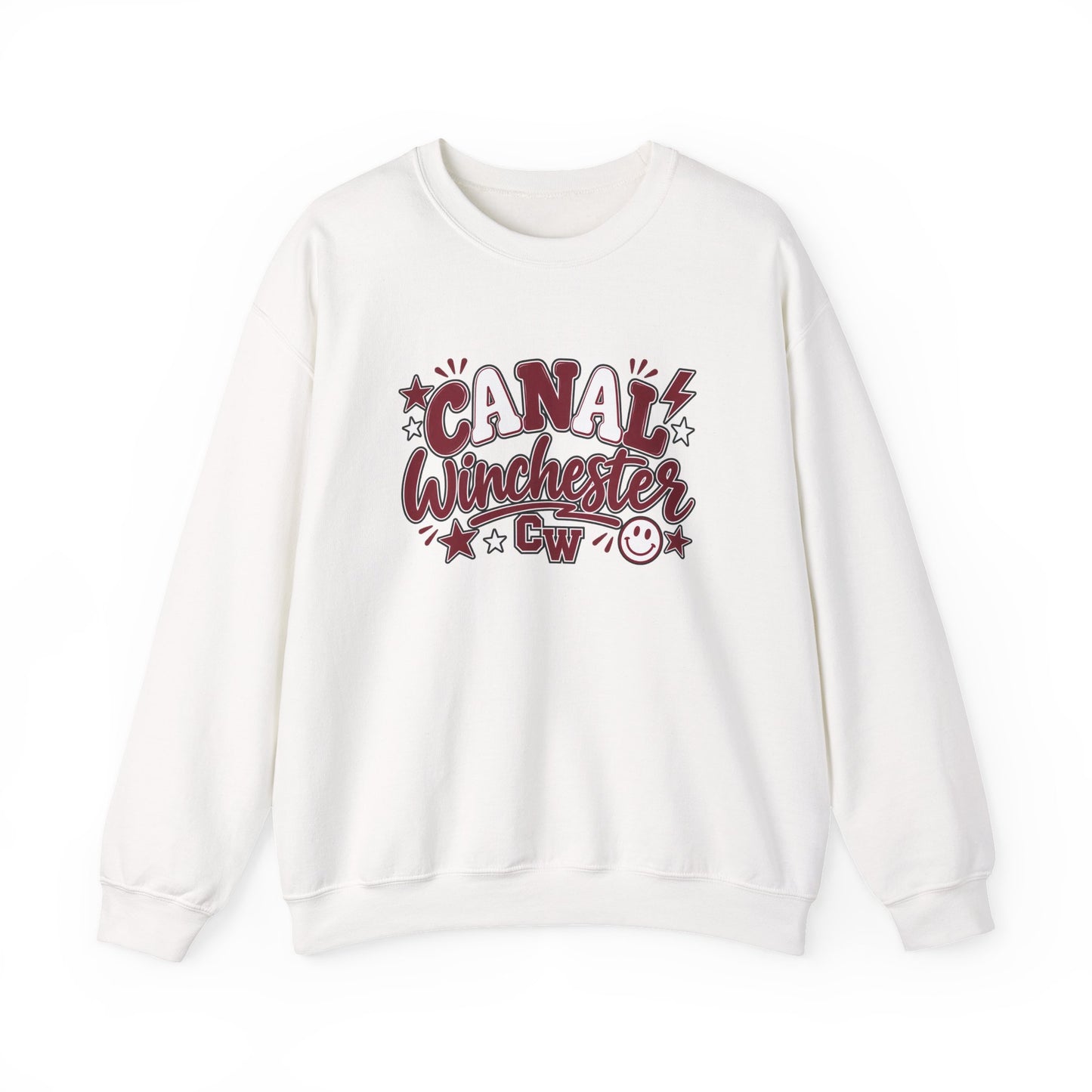 Crewneck Sweatshirt – 'Canal Winchester' Retro Script Pullover