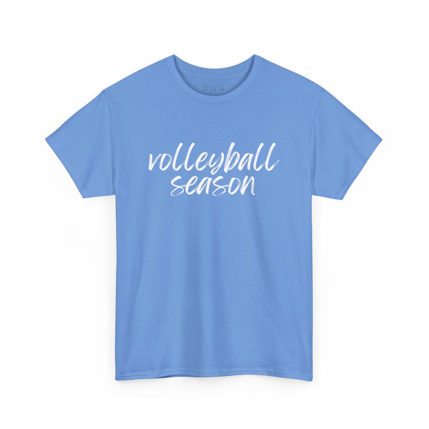 Volleyball Season- White Text Tee