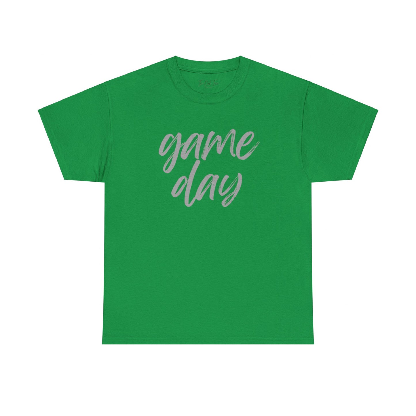 Game Day- Grey Text Script Tee