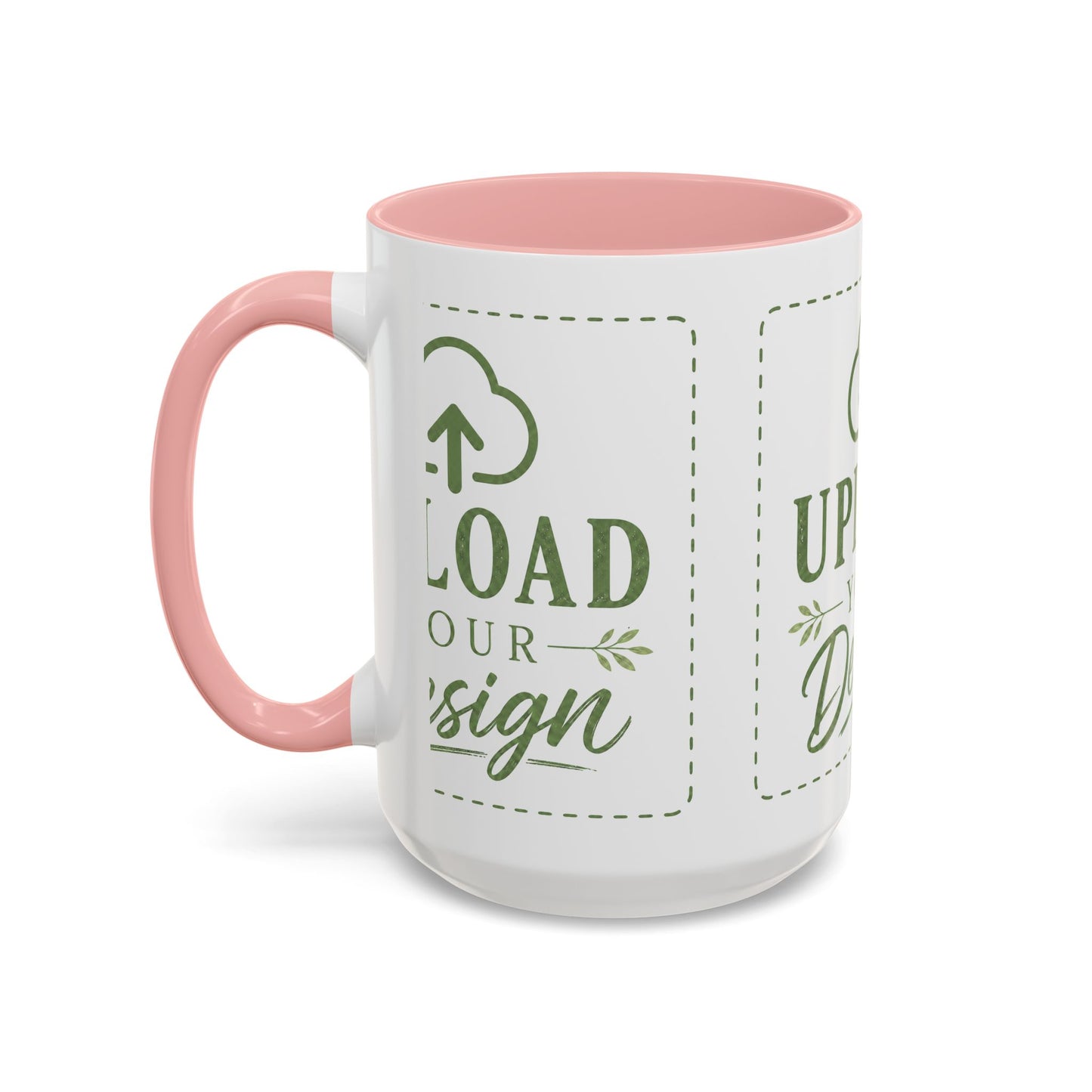 Custom Accent Coffee Mug – Custom Upload Design Ceramic Mug (11oz & 15oz)