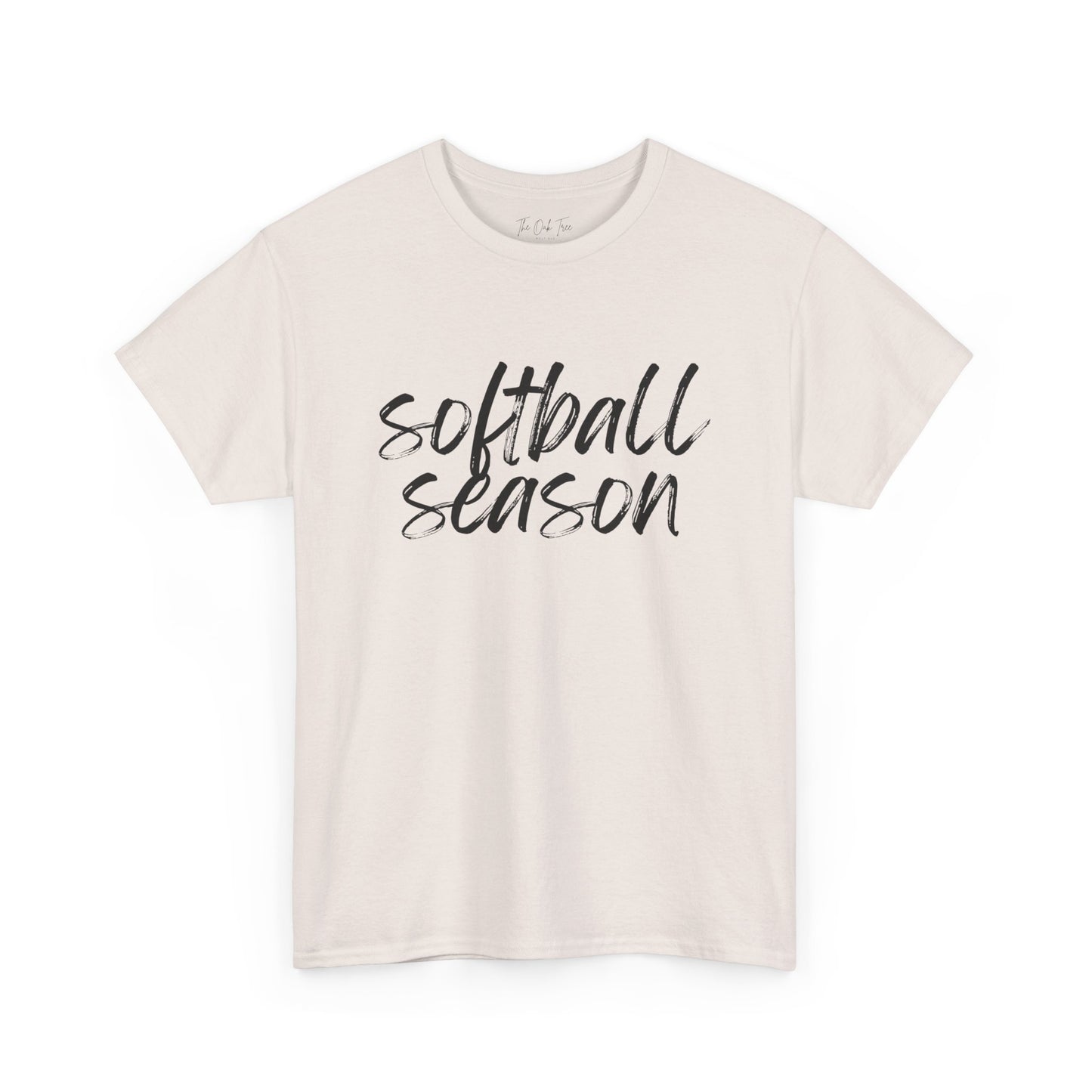 Softball Season- Black Text Tee