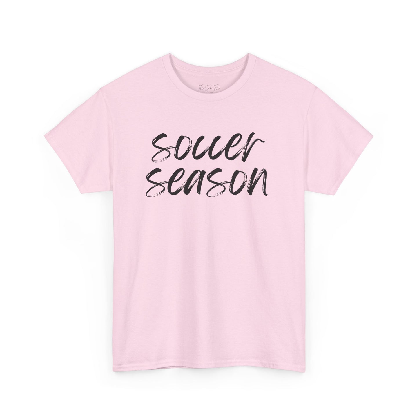 Soccer Season- Black Text Tee