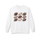 Vintage Pattern Football Crewneck Sweatshirt