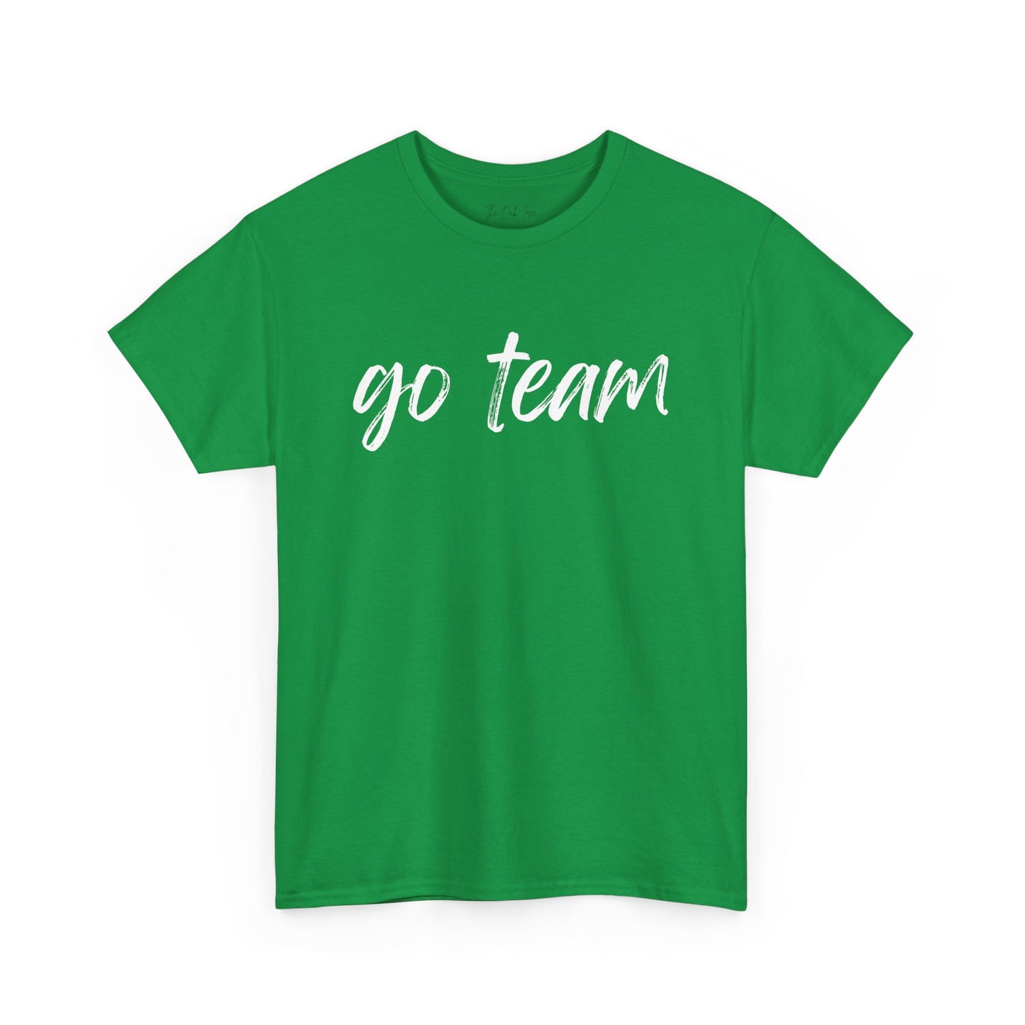 Go Team- White Text Tee
