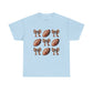 Football & Bows Tee — Cute Game Day Shirt for Fans & Moms