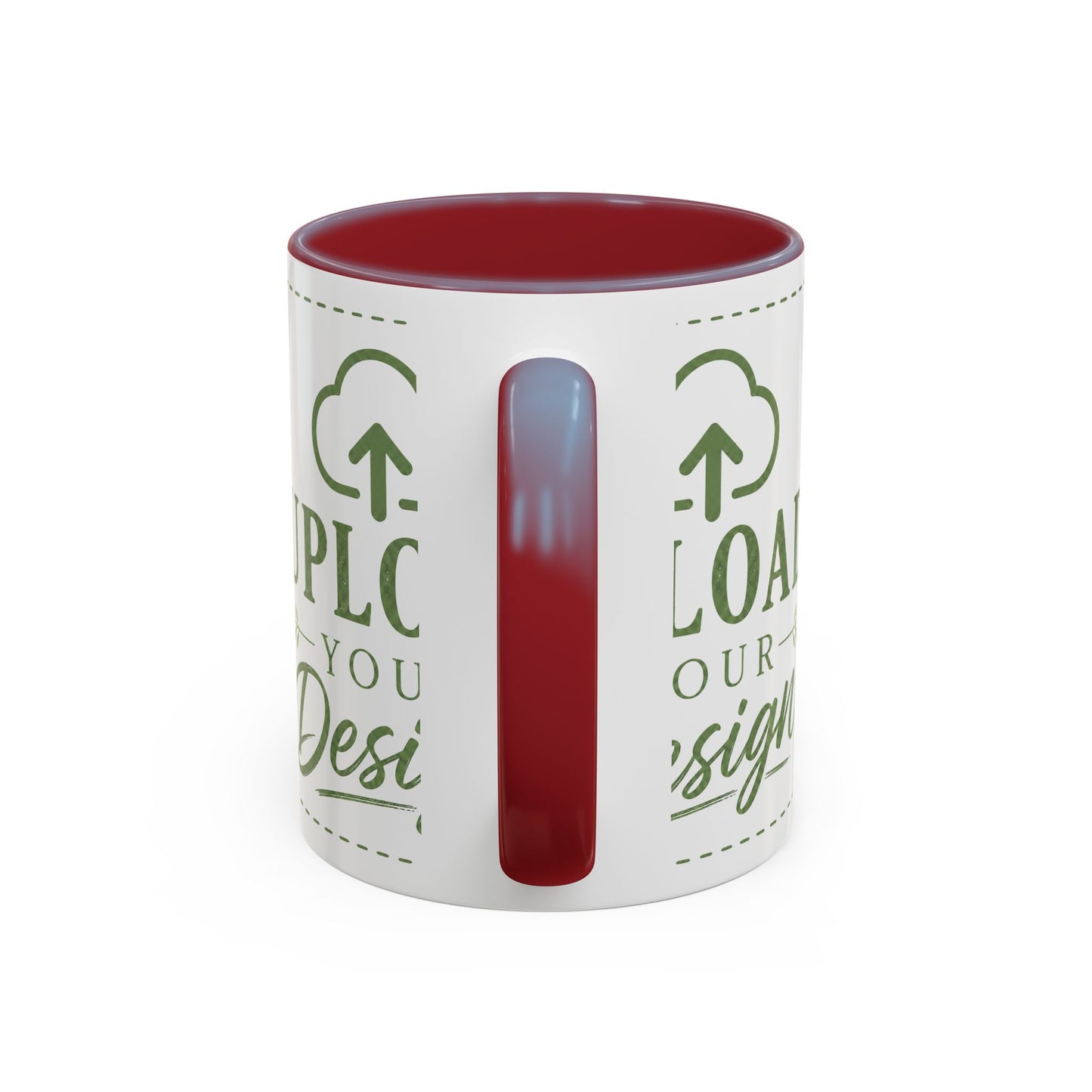 Custom Accent Coffee Mug – Custom Upload Design Ceramic Mug (11oz & 15oz)