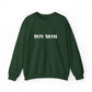 Embroidered Boy Mom Crewneck Sweatshirt — Mom Life Pullover