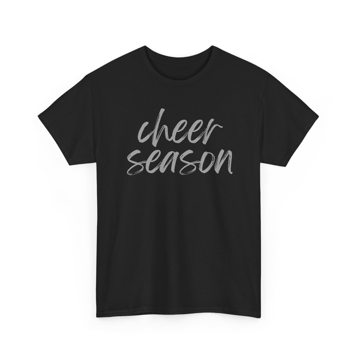 Cheer Season- Grey Text Tee