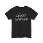 Cheer Season- Grey Text Tee