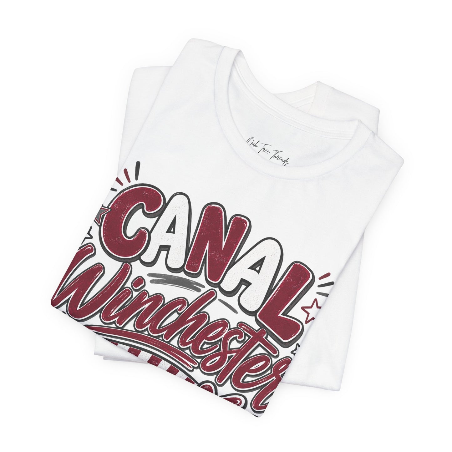 Canal Winchester Graphic Tee — Retro Town Pride CW T‑Shirt