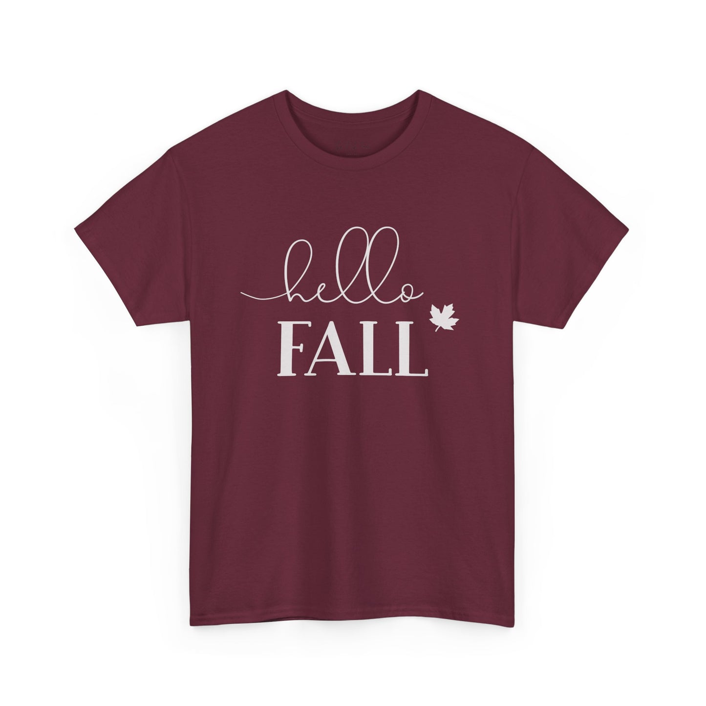 Hello Fall Unisex Heavy Cotton Tee