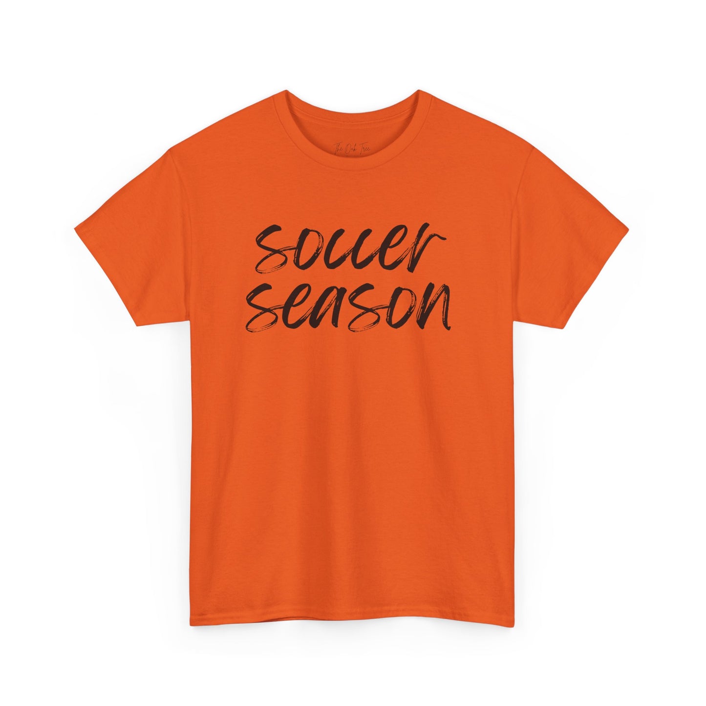 Soccer Season- Black Text Tee