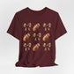 Football & Bows Tee — Cute Game Day Shirt for Fans & Moms