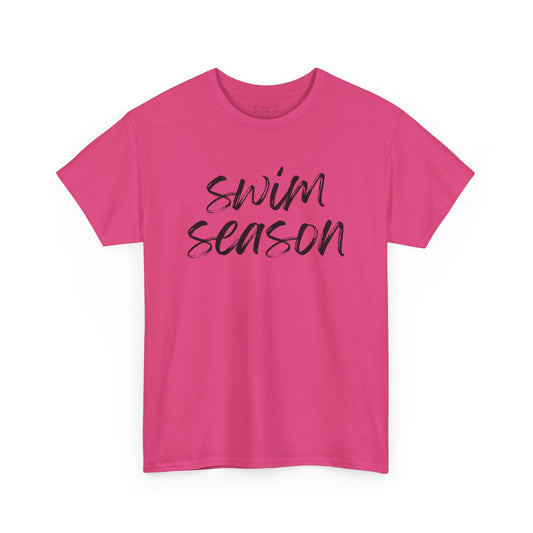 Swim Season- Black Text Tee