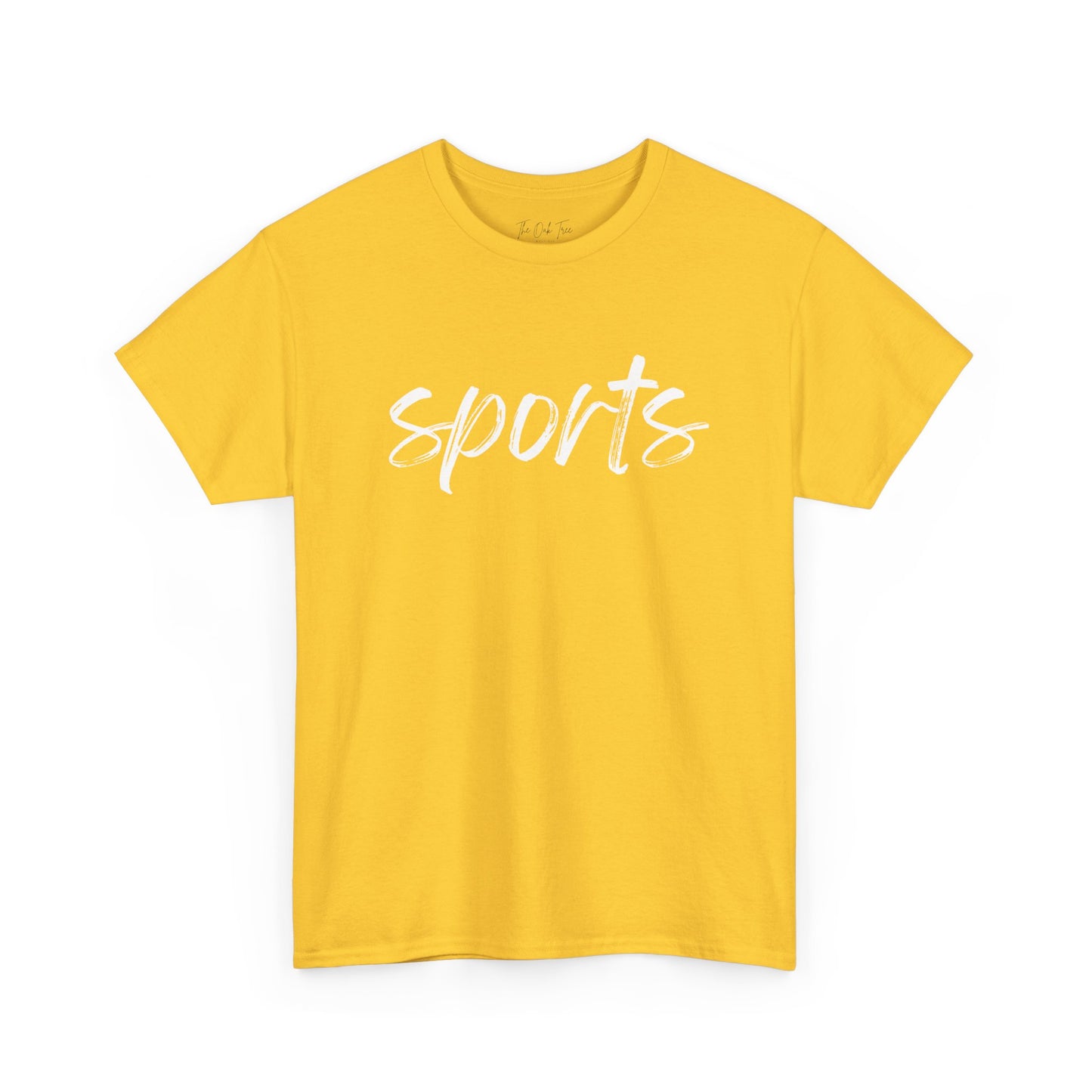 Sports- White Text Tee