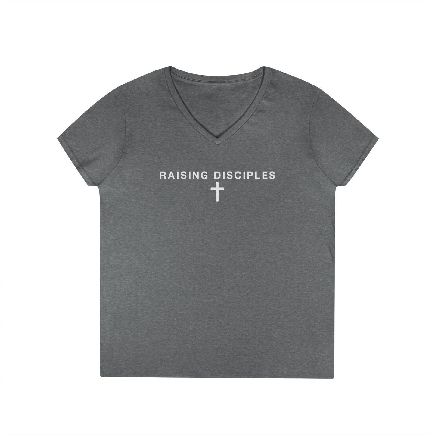 Raising Disciples Women’s V-Neck Tee
