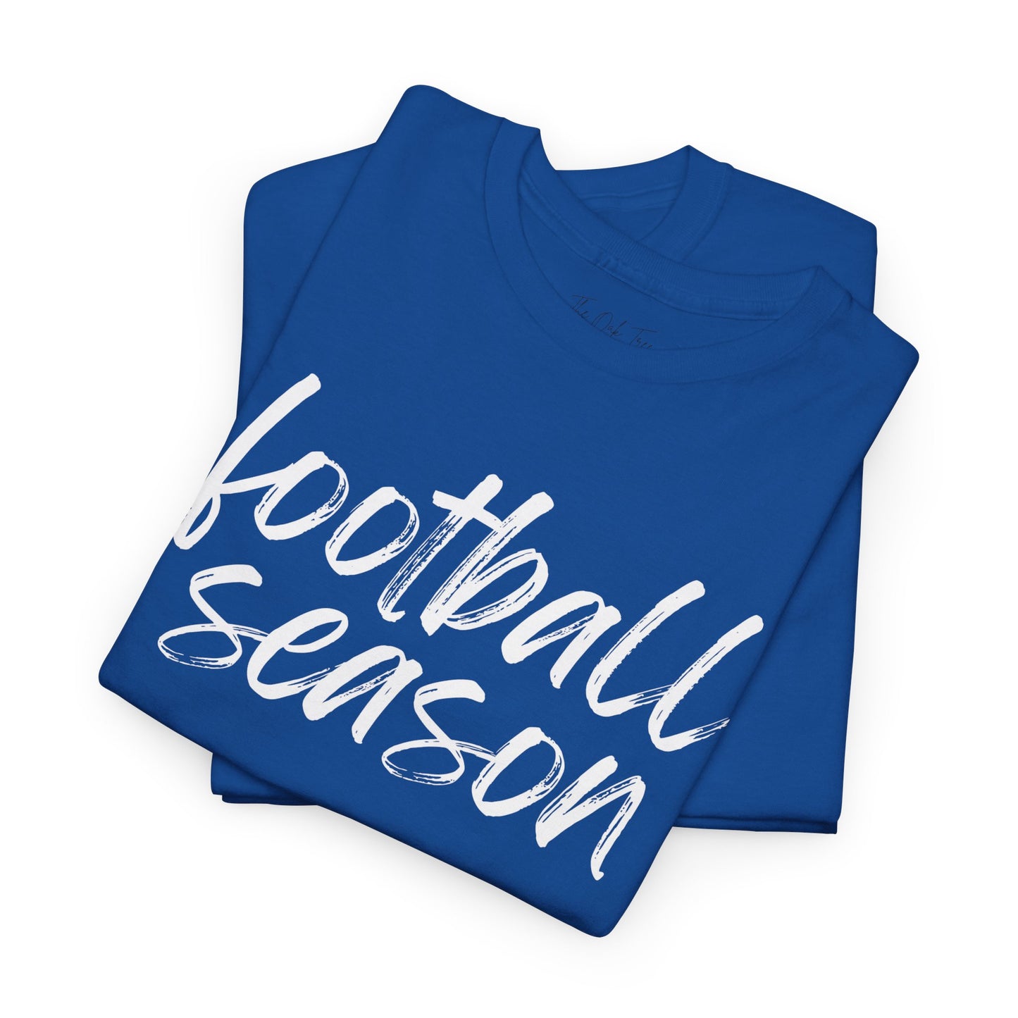 Football Season- White Text Tee