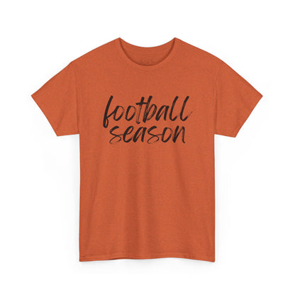 Football Season- Black Text Tee