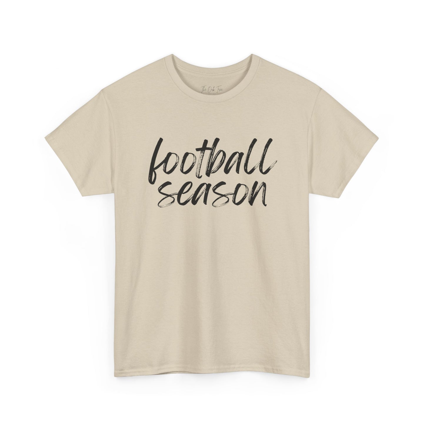 Football Season- Black Text Tee