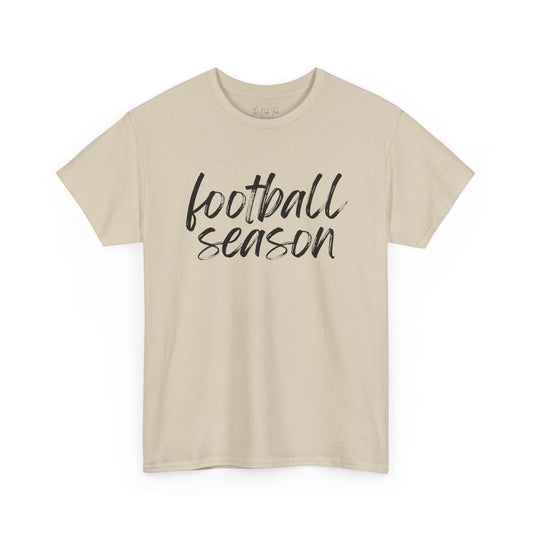 Football Season- Black Text Tee