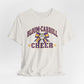 Bloom-Carroll Cheer T-Shirt — Purple & Gold Bow Spirit Tee