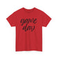 Game Day- Black Text Script Tee