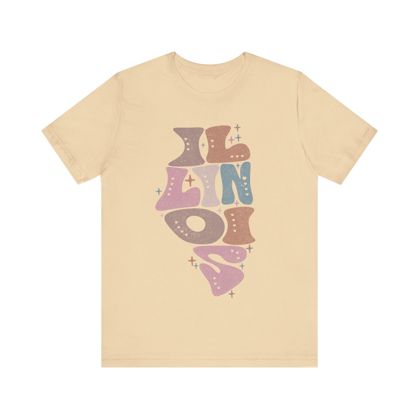 Illinois State Tee Unisex Jersey Short Sleeve Tee
