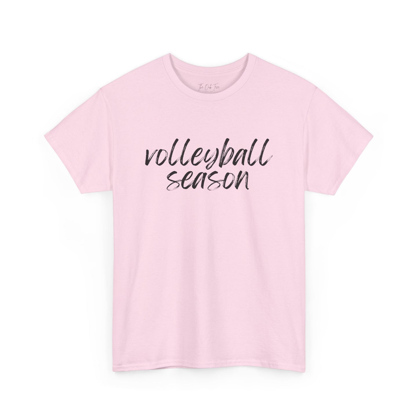 Volleyball Season- Black Text Tee