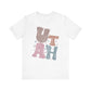 Utah State Tee Unisex Jersey Short Sleeve Tee