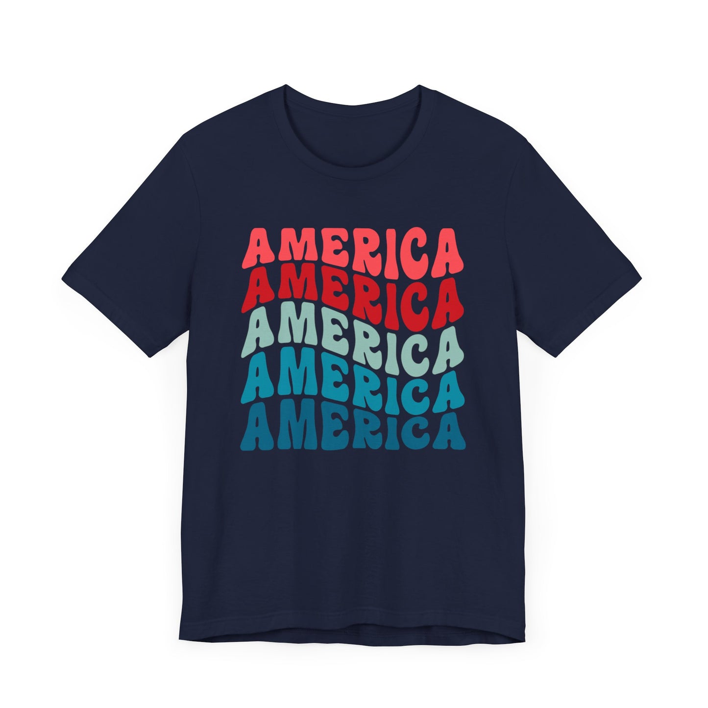 America x5 Unisex Jersey Short Sleeve Tee