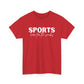 Sports Here for the Snacks Unisex Heavy Cotton Tee